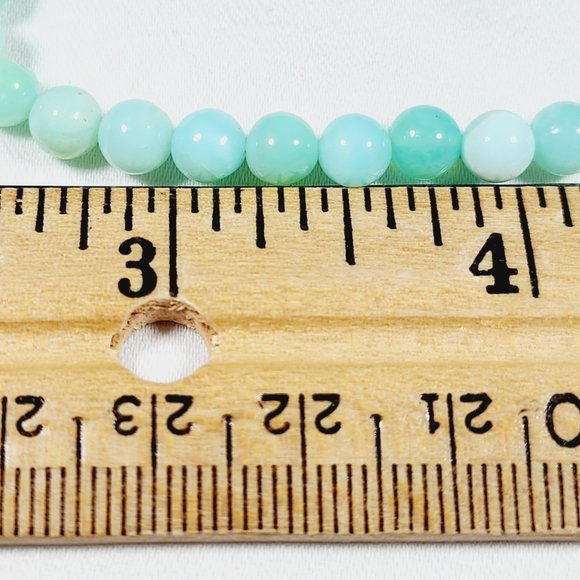 Minimalist enhanced Blue/Green Opal bolo bracelet for kids/adults adj 13.70ct - Picture 2 of 4